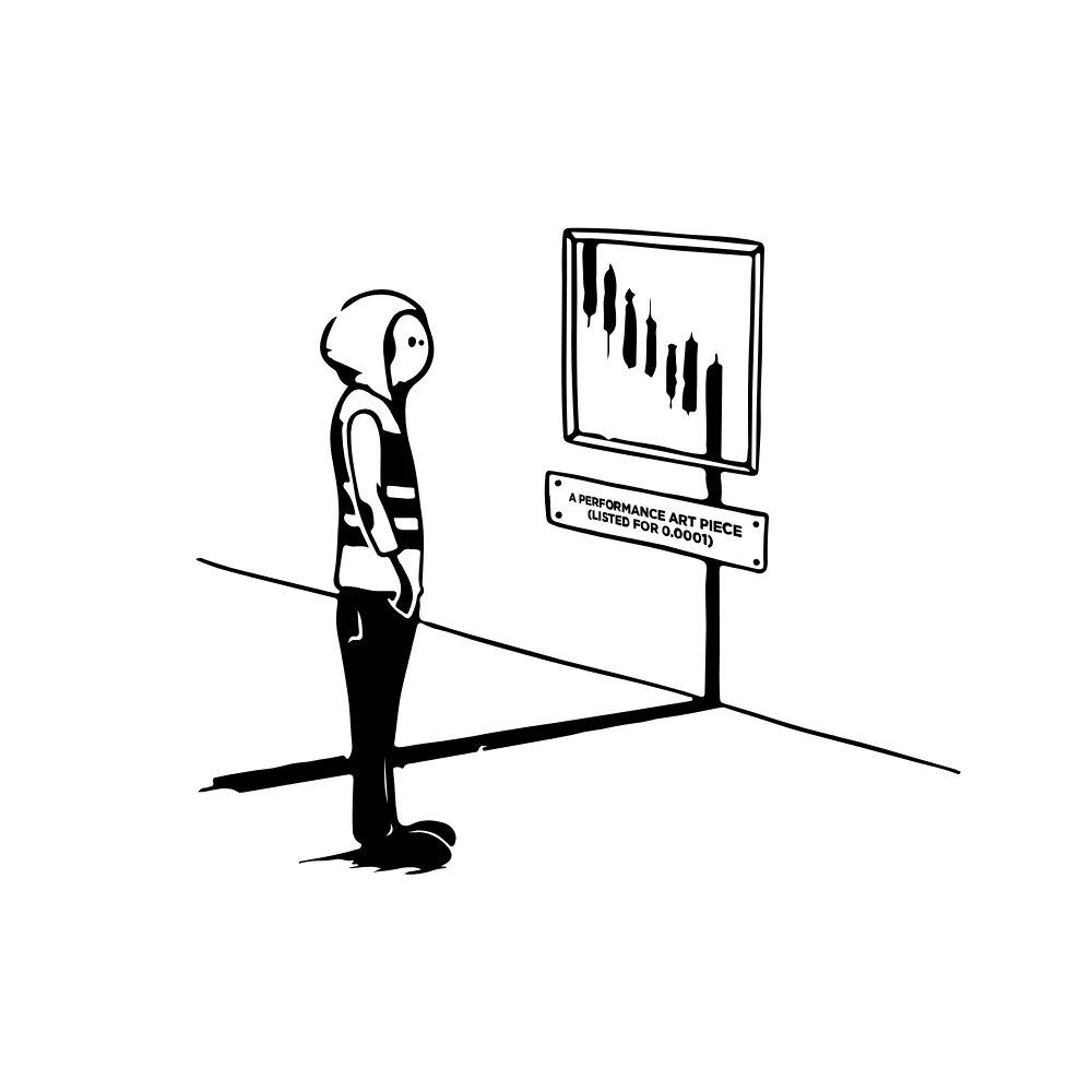 Onchain Crypto Cartoons artwork 3 by bookofbee